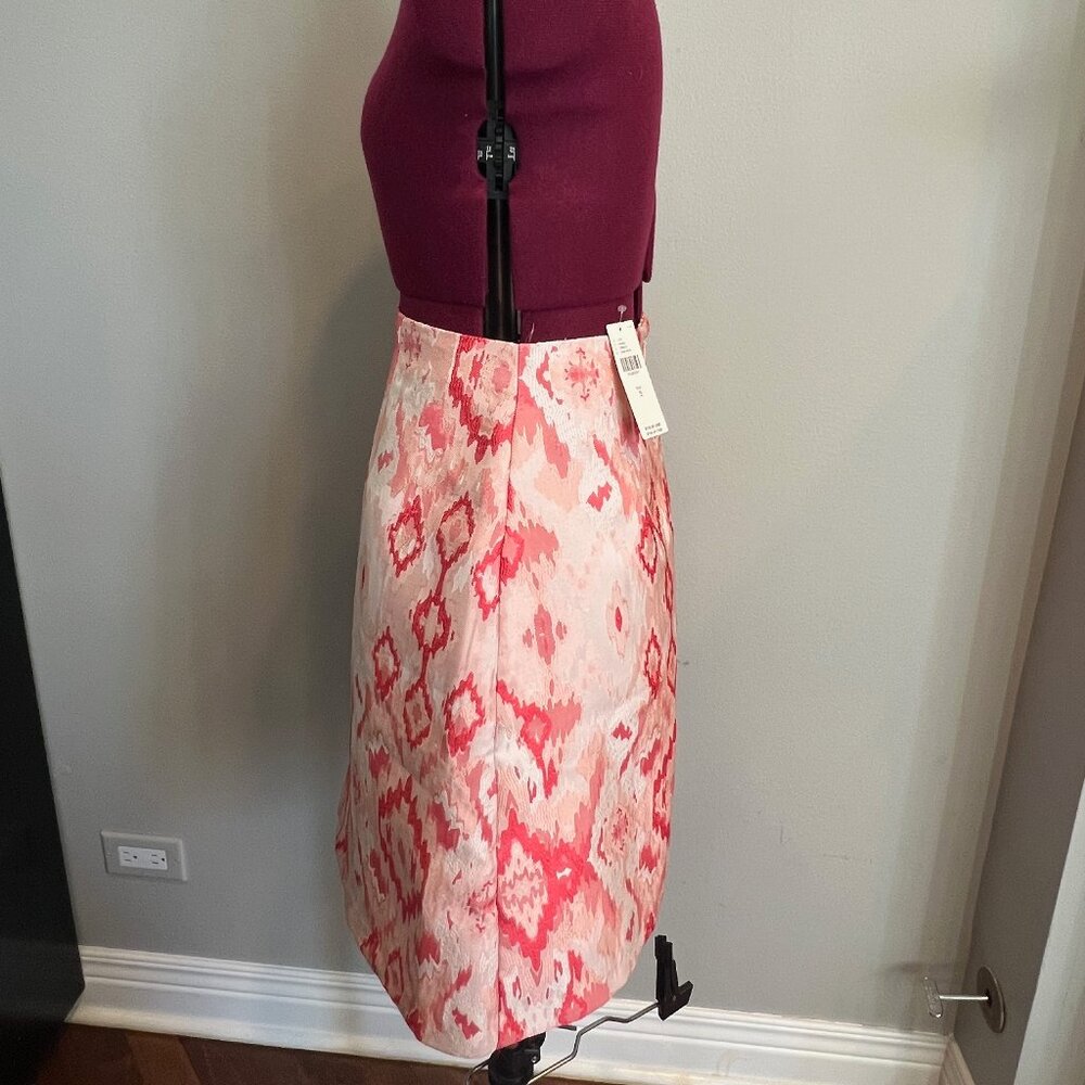 NWT Anthropologie Hutch Pink/Peach/White Ikat Mini Skirt, Size 2 - Picture 2 of 7